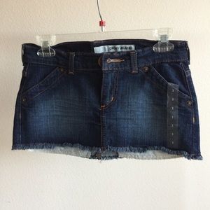 DKNY Jean Short Skirt
